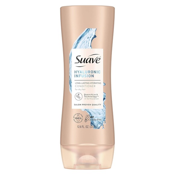 4-Pack Suave Conditioner Hyaluronic Acid 12.6oz Deep Hydrationβ Dry/Damage Hair - Picture 5 of 7